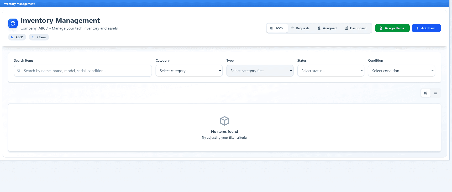 Inventory Management